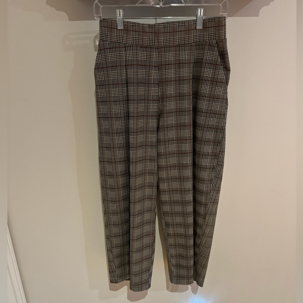 Plaid Wishlist Wide Leg Dress Pants